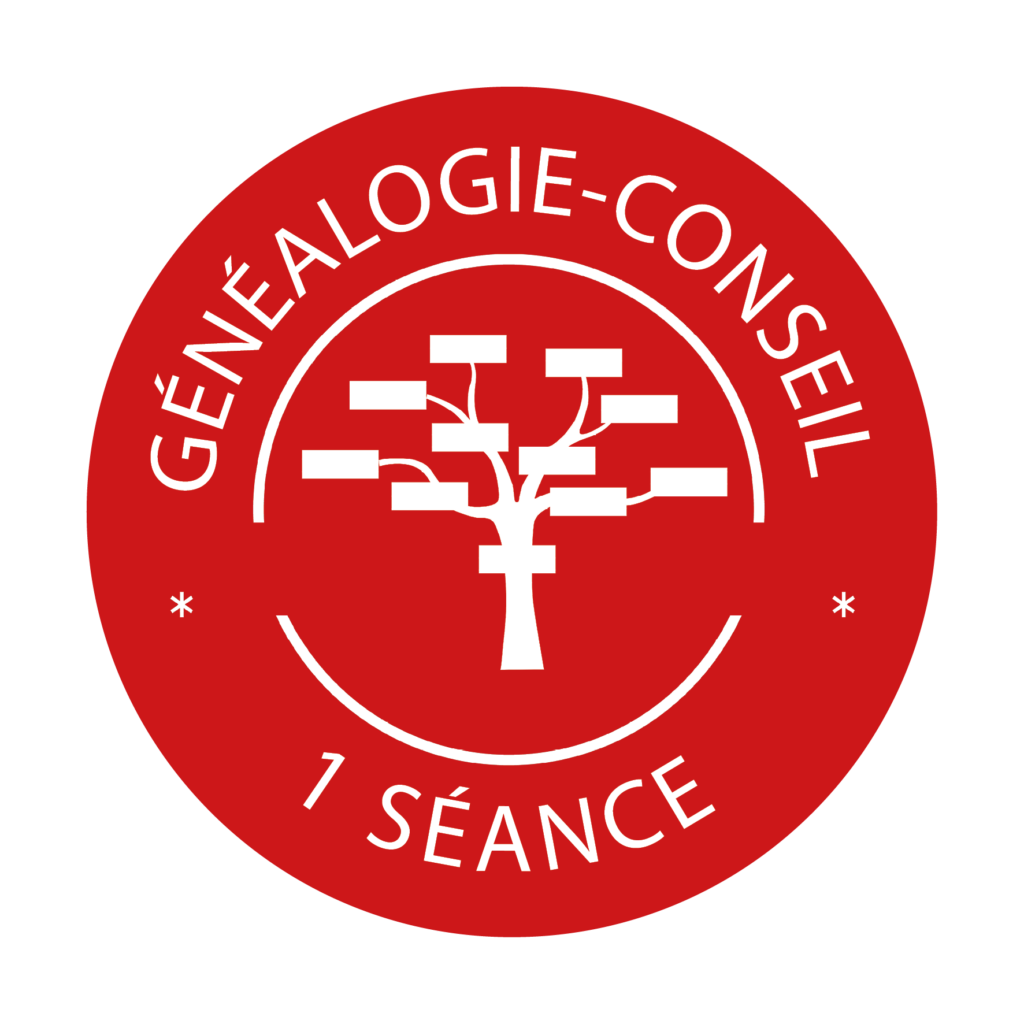 logo - 1 séance de conseil en généalogie